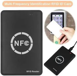 RFID Reader Writer 13.56MHz/125KHz/250KHz 125KHz Card Duplicator Free Software NFC Tag Replicator Door Access Control System