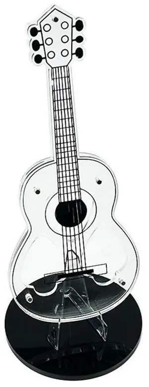 Acrylic Guitar Pick Holder Pick Rack Plectrum Case for Picks and Display for Electric Bass Guitar Ukulele Lover