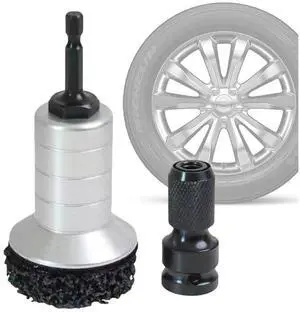 Car Hub Shaft Head Rust Removal Tool Aluminum Alloy Wheel Hub Resurfacing Kit Rust Cleaning Tools for Vehicle Safety Enhancement