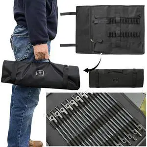 Ground Nails Bag Portable Hammer Stake Wind Rope Peg Holder Bag Camping Tool Bag for Tent Pegs and Camping Hammer