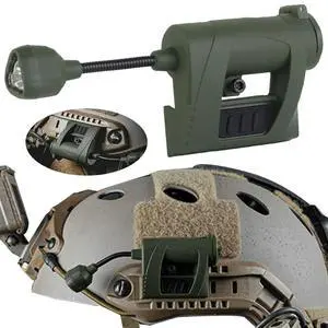 MPLS CHARGE Tactical Helmet Light 3 Modes LED Helmet Lamp Energy Saving Hunting Military Helmet Flashlight for Hunting Camping
