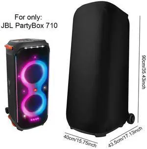 Dust Cover Elastic Outdoor Speaker Protective Cover Dust Case for JBL Partybox 710 Portable Party Speaker