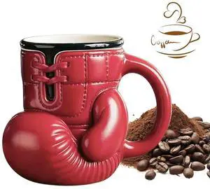 Boxing Themed Tea Cup Sports Themed Mug Novelty Coffee Cup Gifts for Boxing Lovers