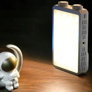 40W LED Camera Light 2800K-9000K RGB Video Light 4400mAh Rechargeable Photography Lighting Portable Light Panel