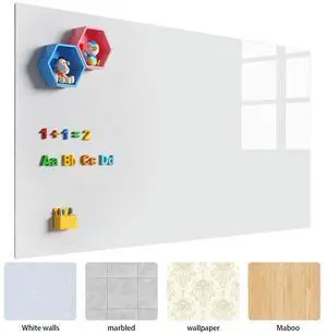 Magnetic Whiteboard Contact Paper Include Marker Magnet Eraser Whiteboard Stick on Wall Removable Magnetic Dry Erase Whiteboard
