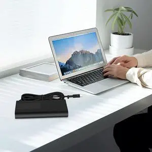 130W USB C Type C Travel Laptop Power Adapter 20V 6.5A AC Laptop Adapter Power Charger for XPS 17 9700 9710 9720 9730