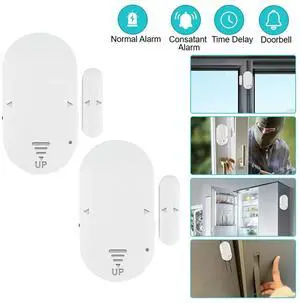 2 X Burglar Alarm 130dB Door And Window Open Sensor Chime Door Security Alarm For Home Improvement Accessory In Stock Wholesale