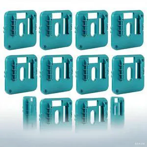 10 Pack Wall Mounted Holder for 18V BL1860 BL1850 BL1840 Models and Secure Tool Organizer Rack