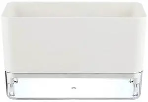 Self Watering Plant Pot Self Watering Planter with Cotton Rope Transparent Flower Pot Double Layer Flowerpot for Indoor Plants