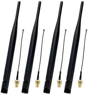 915MHz For LoRa Antenna 5dBi For SMA Male 195mm + To For SMA Female Cable For Heltec For LoRa 32 V3, -AB02 For LoRa GPS