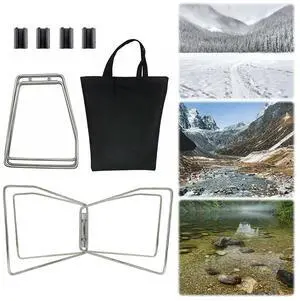 Folding Aluminum Alloy Box Stand Outdoor Boxes Shelves Portable Box Bracket for Outdoor Picnic Fishing