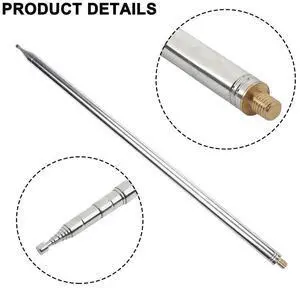 Telescopic Antenna Telescopic Antenna 5 6M 18 4FT GP M10 External Thread Shortwave Antenna For DIY Shortwave Radios