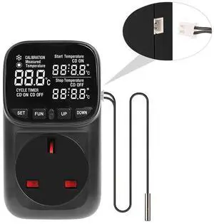 Digital Temperature Controller Socket 230 V With Sensor Thermostat Socket Switch For Home Improvement Tool Accessory
