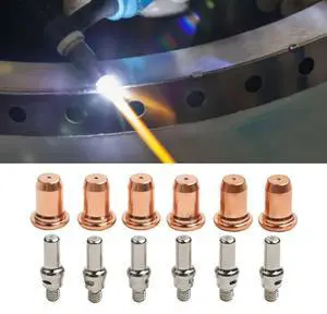 Plasma Cutter Torch, Electrode Tip 1.1mm Plasma Cutter Consumables For IPT 60 lworking  Tool Accessory In Stock