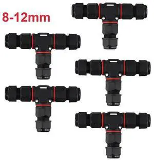 3 Pin Connector Cable Connection Kit 110 X 75 X 25mm 3-Pin Connector Versatile Compatibility Weather Resistant