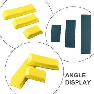 3Pc H-ook And Loop Hand Sanding Block Kit Classic Rectangle For Sanding Polishing In Auto Body And Paint Shops Detailing Shops