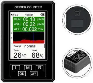 Geiger Nuclear Radiation Detector Geiger Counter Ionizing Radiation Tester XR1 For  Test Measurement Tool Accessory Wholesale