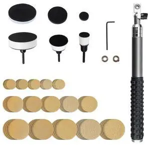 Bowl Sander Kit Sanding Block Wood Lathe Tools With Hook&Loop Sanding Discs For  Power Tools Accessory
