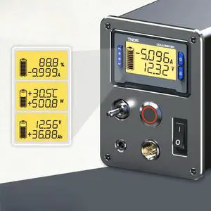Lithium Power Meter, Ammeter, Voltage And Power Meter, Coulomb Meter For Test Measurement Tool Accessory