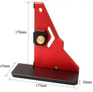 Table Saw Plate Angle Corrector Push Board 90 Degree Right Angle Corrector Auxiliary Parts Woodworking DIY Inverted Modification