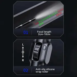 Industrial Handheld Pipe Detector S43 with 8mm Single Lens 360 Degree Rotation IP67 Waterproof 2MP HD Camera for Phone OTG