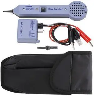 Network Cable Wire Tracing Circuit Tester Kit Audio Adjustable Induction Amplifier Cable Toner Generator and Probe Kit Detector