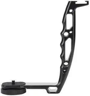Professional Aluminum Alloy L Bracket Extended Single Handle Grip for Zhiyun Crane 2  Ronin S Gimbal Accessory for Ronin S
