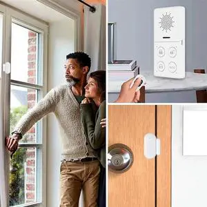 Tuya Alarm System 433M Burglar Security Alarm Host Life App Control Wireless Home Alarm Kit Protection