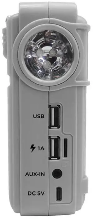 FM Radio Outdoor Hand Crank Emergency Radios Receiver 3000Mah Bluetooth Speaker Flashlight Support SOS Power Bank TF