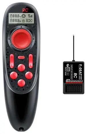 Hotrc DS-650 DS-650 6CH 2.4Ghz Radio System Transmitter Remote Controller With DS 600 PWM 6 Channel Receiver For RC Car Boa Hotrc DS-650 DS-650 6CH 2.4Ghz Radio System Transmitter Remote Controller With DS 600 PWM 6 Channel Receiver For RC Car Boa