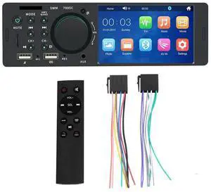 4.1 Inch Car Radio Touch Screen Bluetooth Music Handsfree MP5 Player TF USB Charging Remote Music Audio System Easy Install