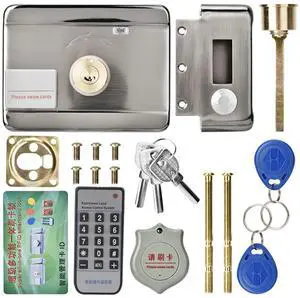 Electronic Door Lock Access ligent System ID Double Head 12V Door Lock Secure Fast ID Recognition Easy Installation