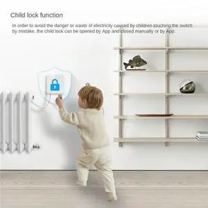 Zigbee Thermostat For Pilot Wire Heating Radiator For Ecowatt Electricity Monitoring App Control