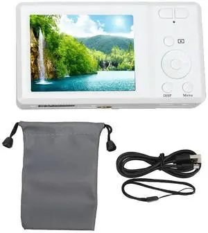 Premium 56MP 4K HD 20X Digital Zoom Autofocus Portable Digital Camera 2.7inch Display Durable Lightweight Easy Operate Small Cam