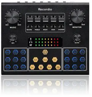 GAX-C9 Professional Sound Card Cell Phone Microphone Live Equipment Dedicated Sound Card Spare Parts Accessories