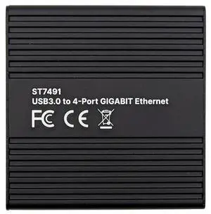 ST7491 RJ45 USB3.0 To 4-Port LAN Gigabit Ethernet Adapter RTL8153 For Gaming Network Card USB