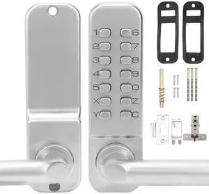 High Security Power Mechanical Door Lock Digital Password Entry NonPower AntiTheft Safety Home Apartment Safety Access