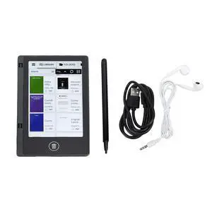 Premium Electronic Book Reader 1+8GB 5 Inch Color LCD Touchscreen Bluetooth FM Portable Digital Book Reader Lightweight Use