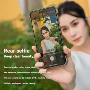 Monitor Screen For phone Rear Camera For Phone Rear Camera Selfie Vlog Live Wireless Magnetic Selfie Monitor Screen