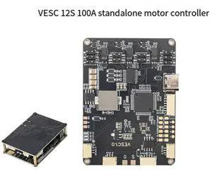 For RC FPV Drone Compatible VESC 12S 100A ESC Supports VESC_Mk5/HD60 Firmware Using PPM/Analog(ADC) UART/CAN USB