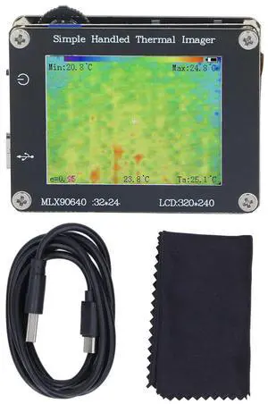 High Precision Thermal Imager Digital Infrared Camera 2in Screen  40  to 300  Handheld Multifunctional Thermal Clear Imager