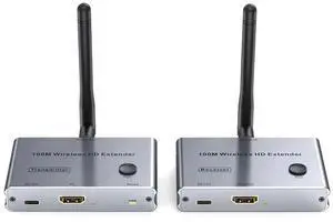 Screen Changer Wireless HD Transmitter Receiver 100M Wireless Extender Display Receiver Multi-Device Mirroring