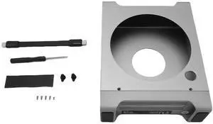 Protable Docking Station Fit for OS X M4 PC 9 in 1 USB3.2 Gen2 10Gbps Fast Transfer Dock Stand with 8TB M.2 NVMe SSD Card Reader