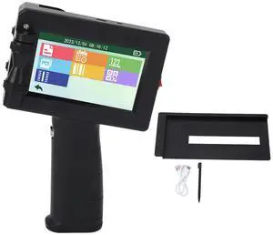 Portable Inkjet el Printer Gun 12.7mm Durable Production Date Time Batch Number Handheld Inkjet Coding Machine Printer Coding