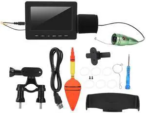 Premium 4.3" HD Colorful Underwater Visual Fish Finder Video Camera Fishing Kit Tool for Freshwater Saltwater Boat Shore Fishing