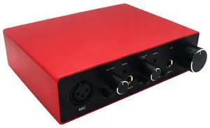 2X2 Professional USB Recording Sound Card Part With A High-Precision 24-B192 Khz Ad-Da Converter For Recording Guitar Live