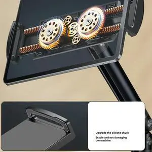Portable Tablet Holder Support Desktop Rotating Folding Monitor Holder Phone Stand Universal Aluminum Bracket-N33R