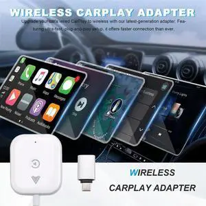 Wireless Carplay Adapter Upgrade Wired Carplay To Wireless, Dongle Designed For Carplay And Android Auto-N33R