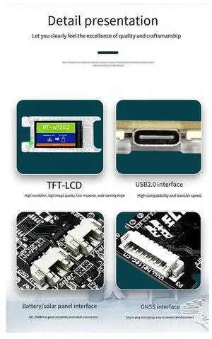 HELTECAUTOMATION Meshtastic Tracker Nordic NRF52480 SX1262 Lorawan Lora Development Board-N33R