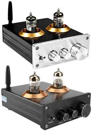 Buffer Hifi 6J5 Bluetooth 4.2 Tube Preamp Amplifier Stereo Preamplifier With Treble Bass Tone Ajustment-N33R